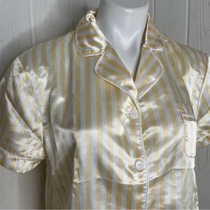 Yellow Contrast Smiley Printed Nightwear Article # 0071